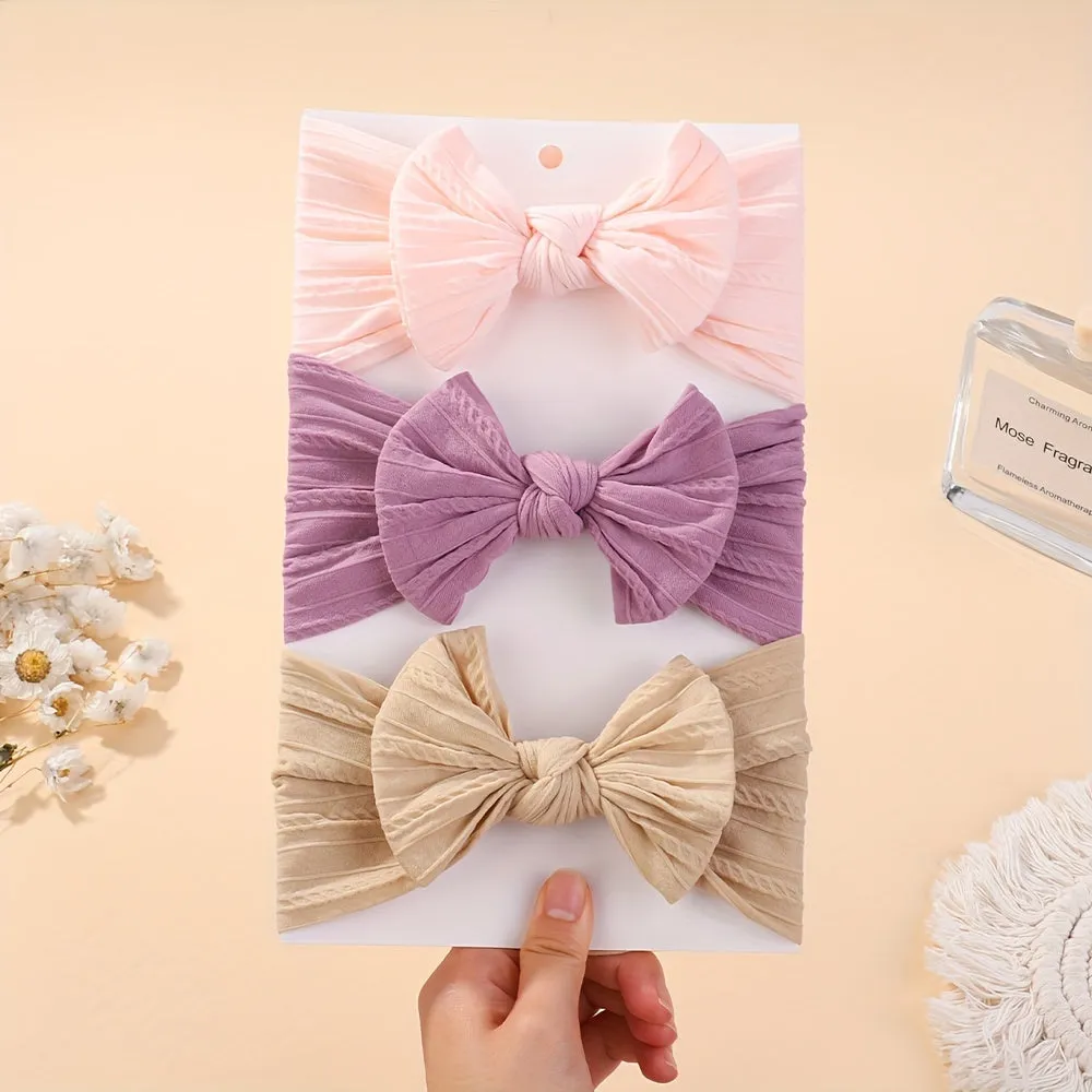 3pcs Cute Headwear Hairband Perfect Gift for Women and Girls