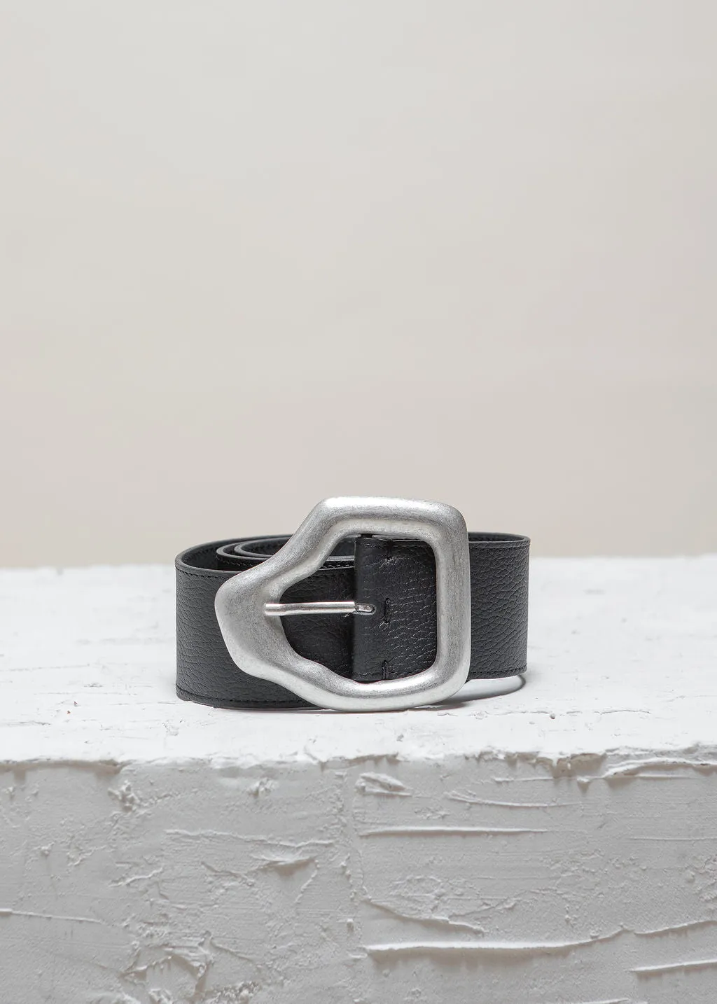 AKO BELT Black Silver