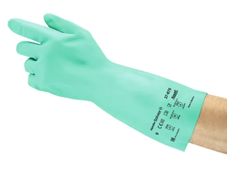 Ansell Solvex {37-675's} Green Large Gloves {All Sizes}