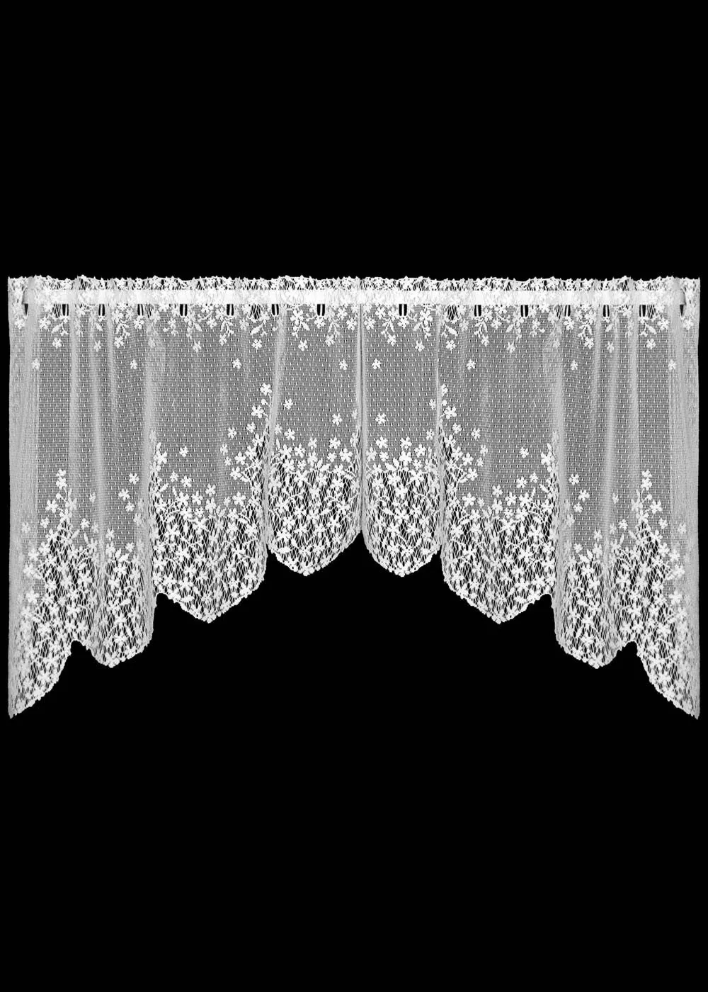 Blossom Lace Swag Curtains