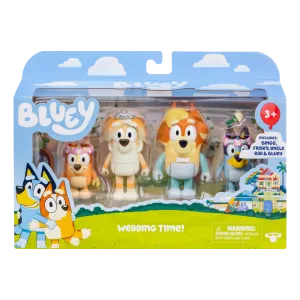 BLUEY S10 FIGURE 4 PACK WEDDING TIME