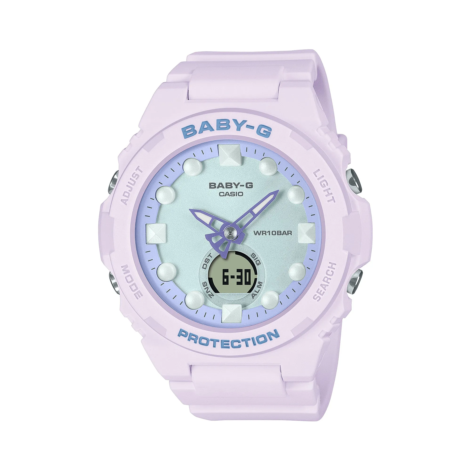 Casio Baby-G BGA-320 Lineup Futuristic Holographic Series Matte Pastel Watch BGA320FH-4A BGA-320FH-4A