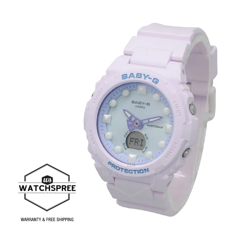 Casio Baby-G BGA-320 Lineup Futuristic Holographic Series Matte Pastel Watch BGA320FH-4A BGA-320FH-4A