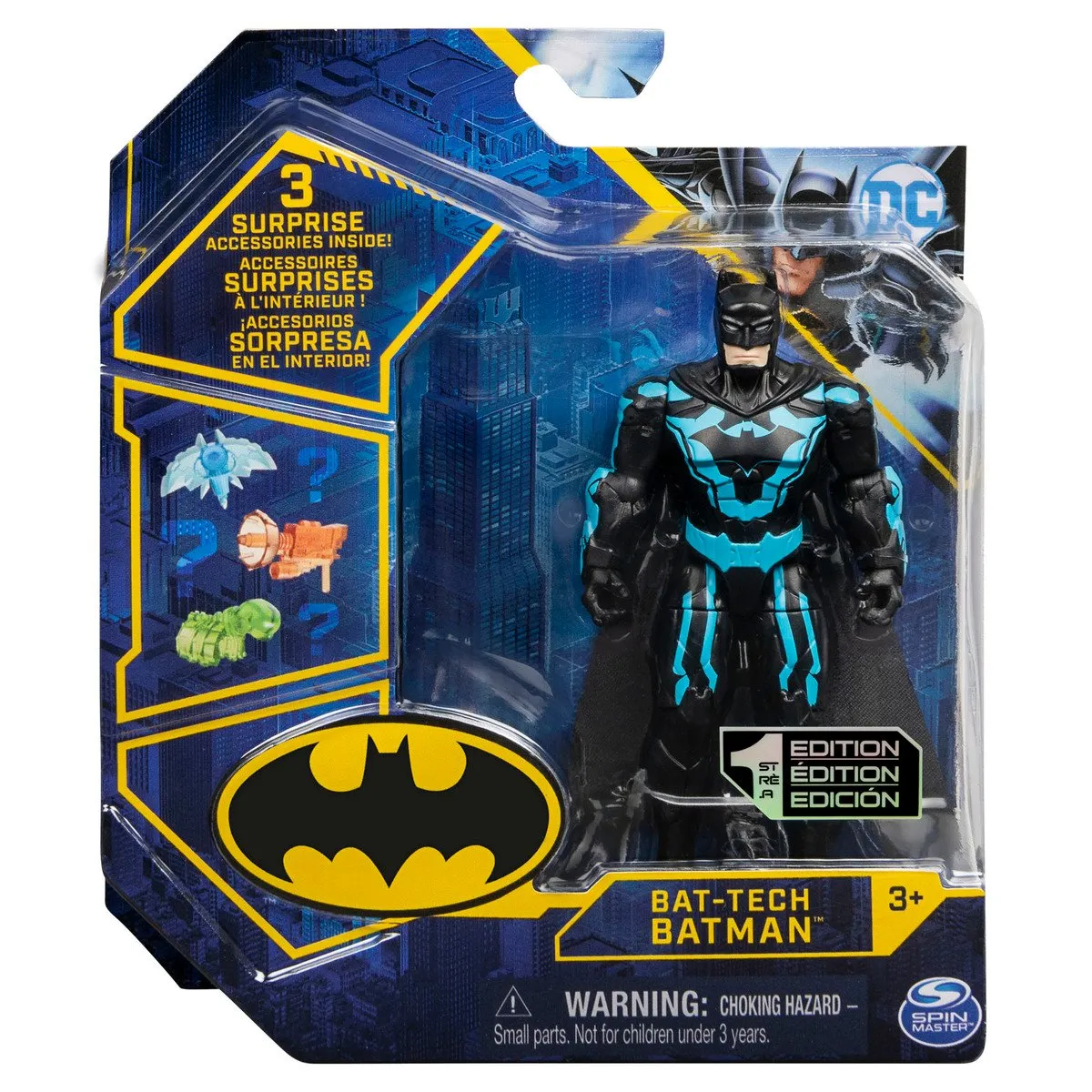 DC Batman Basic 10cm Figure Bat-Tech Batman