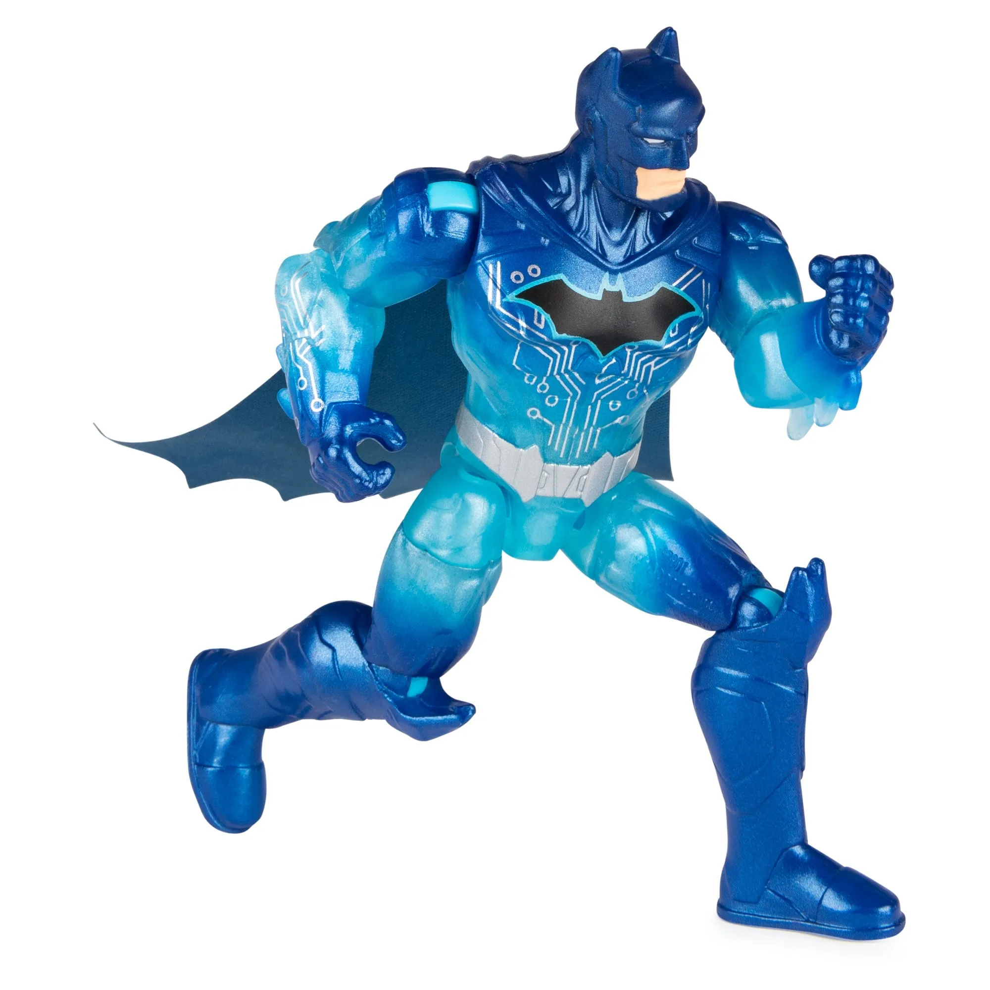 DC Batman Series 2 Batman Basic 10cm Figure Bat-Tech Batman Multi Shade Blue Suit