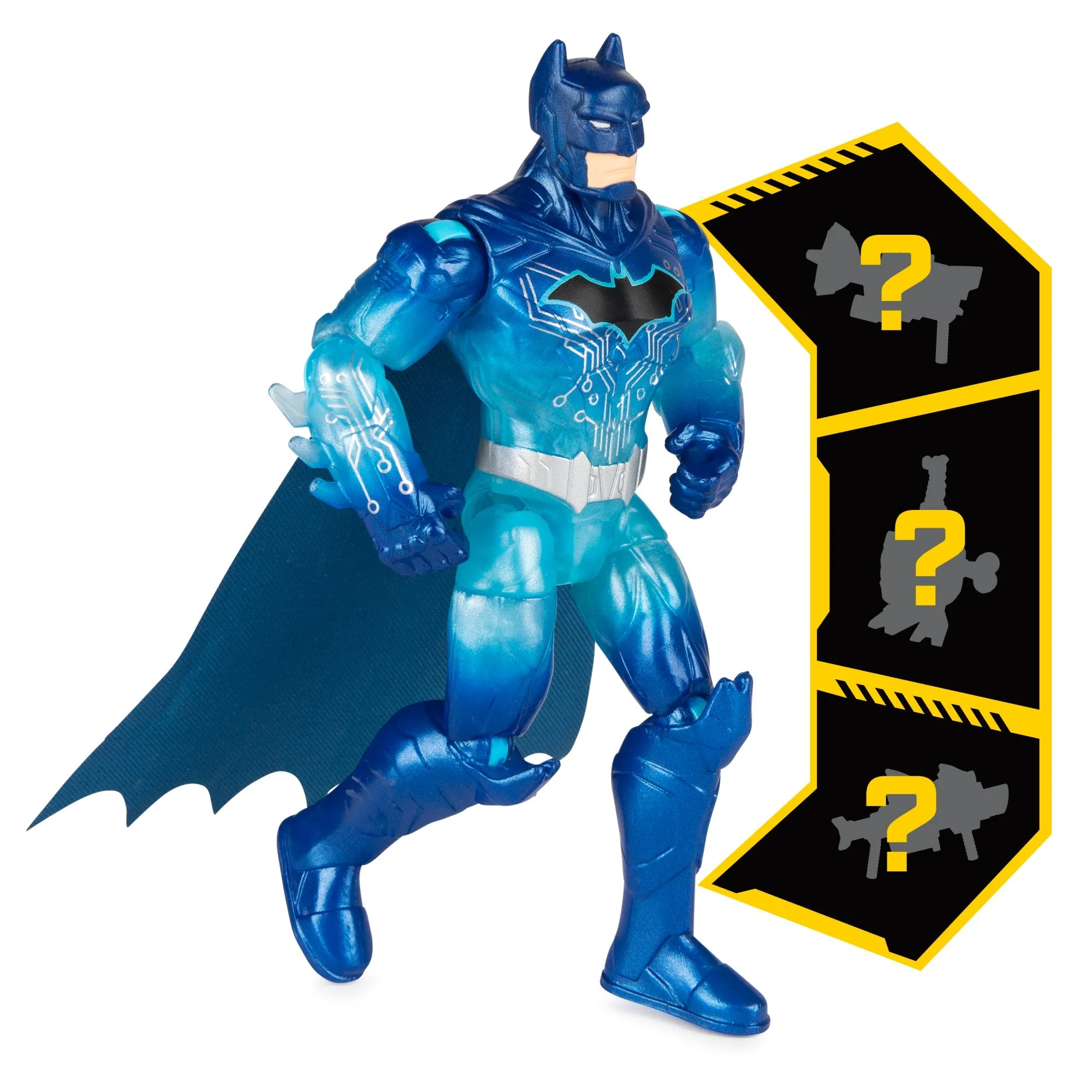 DC Batman Series 2 Batman Basic 10cm Figure Bat-Tech Batman Multi Shade Blue Suit