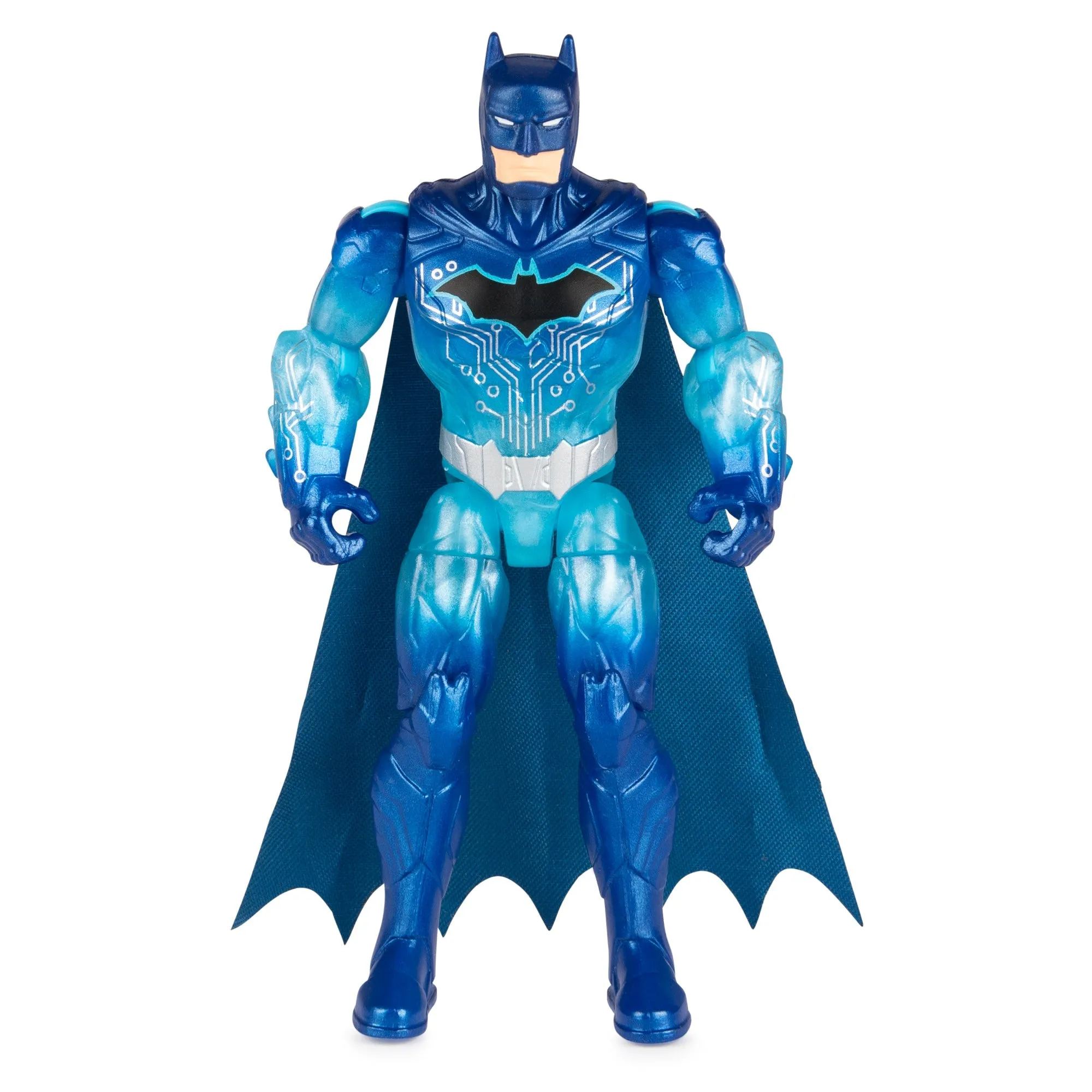 DC Batman Series 2 Batman Basic 10cm Figure Bat-Tech Batman Multi Shade Blue Suit