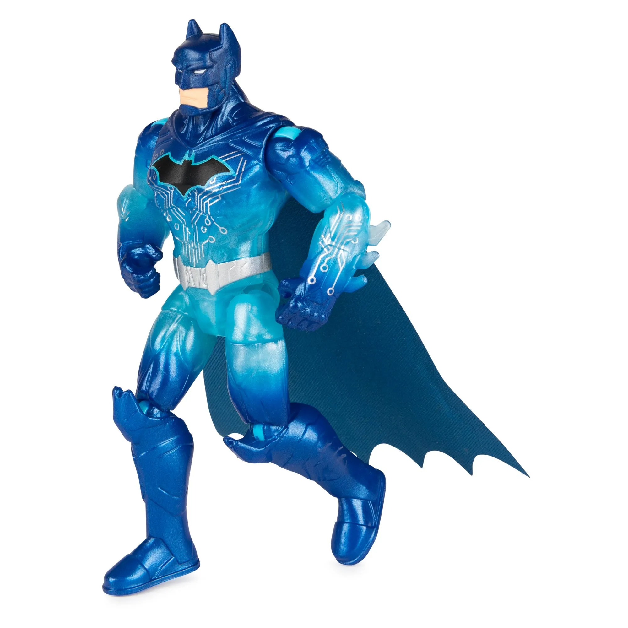 DC Batman Series 2 Batman Basic 10cm Figure Bat-Tech Batman Multi Shade Blue Suit