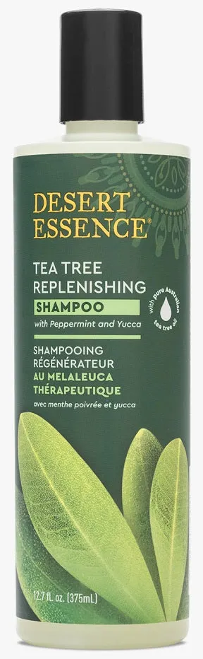 Desert Essence Tea Tree Replenishing Shampoo 12.7oz