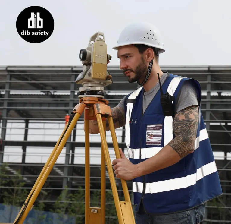 Dib Safety Reflective Vest - Navy