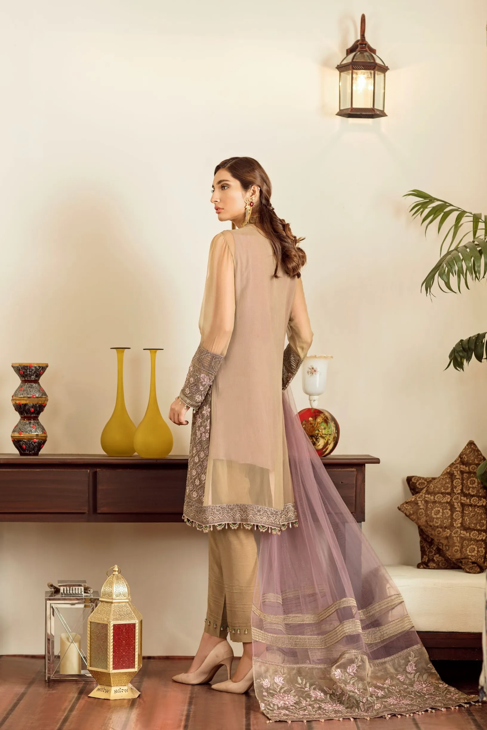 Flossie Embroidered Chiffon Collection – Safeera Vol-5 – Ornate