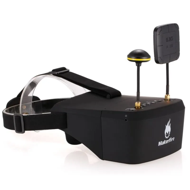 FPV Goggles with Dual Recivers for RC Drones