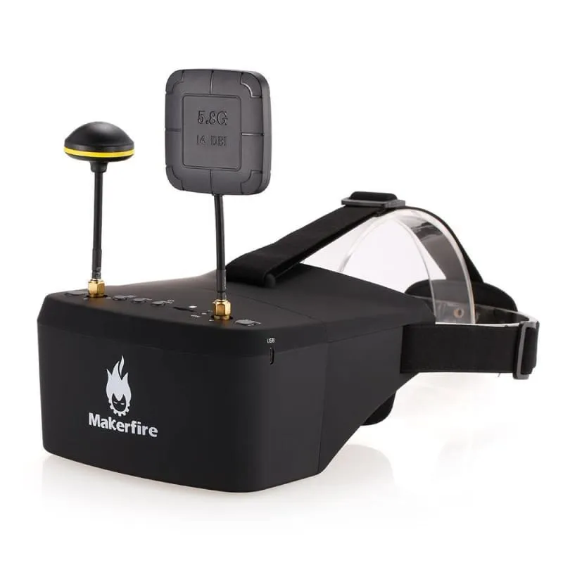 FPV Goggles with Dual Recivers for RC Drones