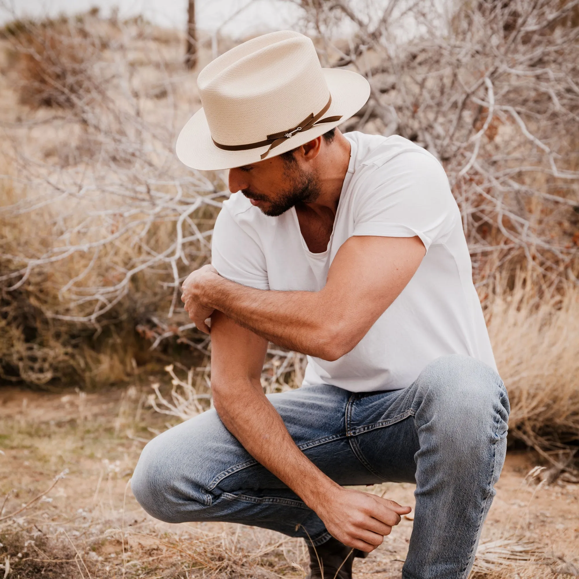 Freedom Straw Fedora Hat