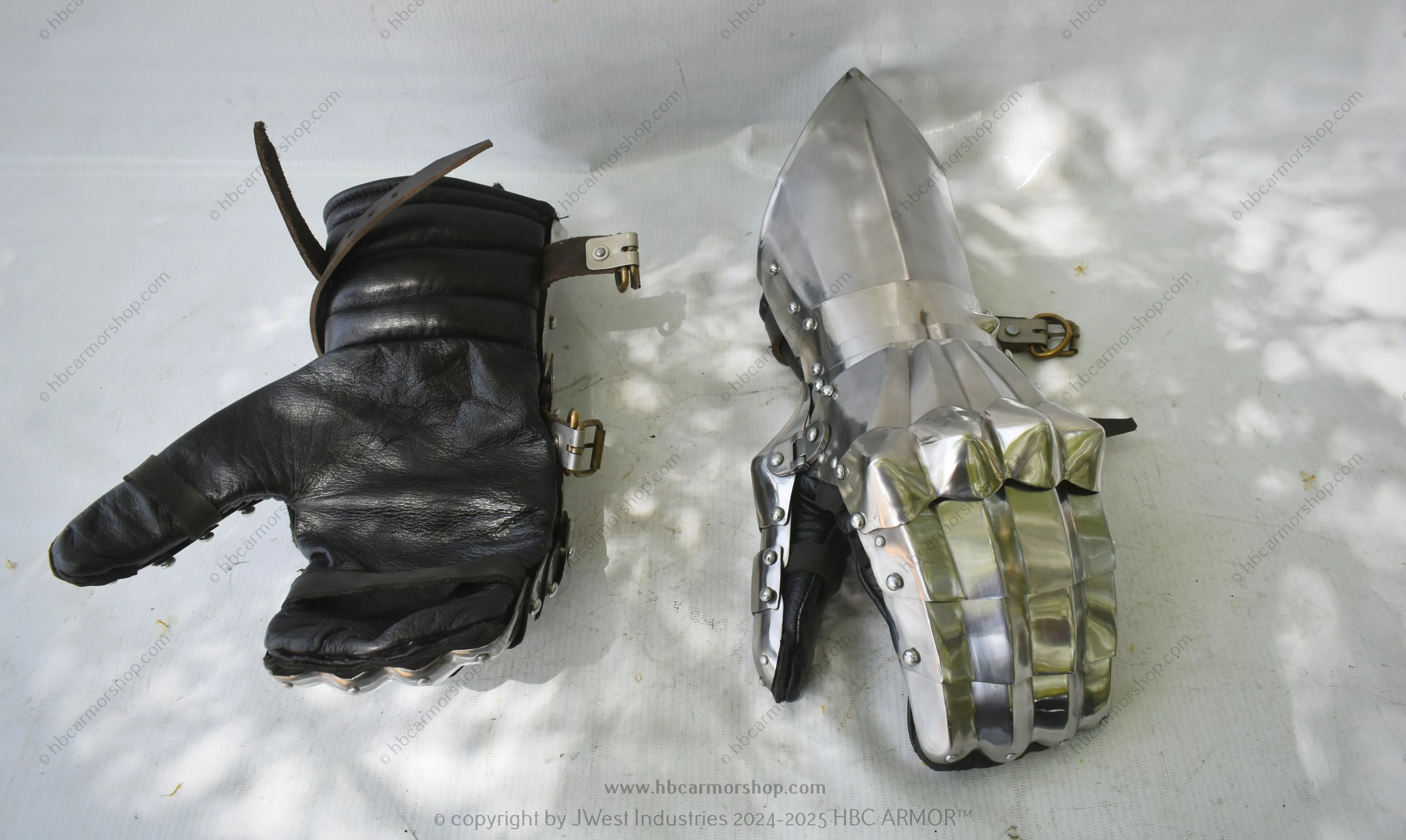 Gothic Augsburg Mitten Armour Hand Gauntlet