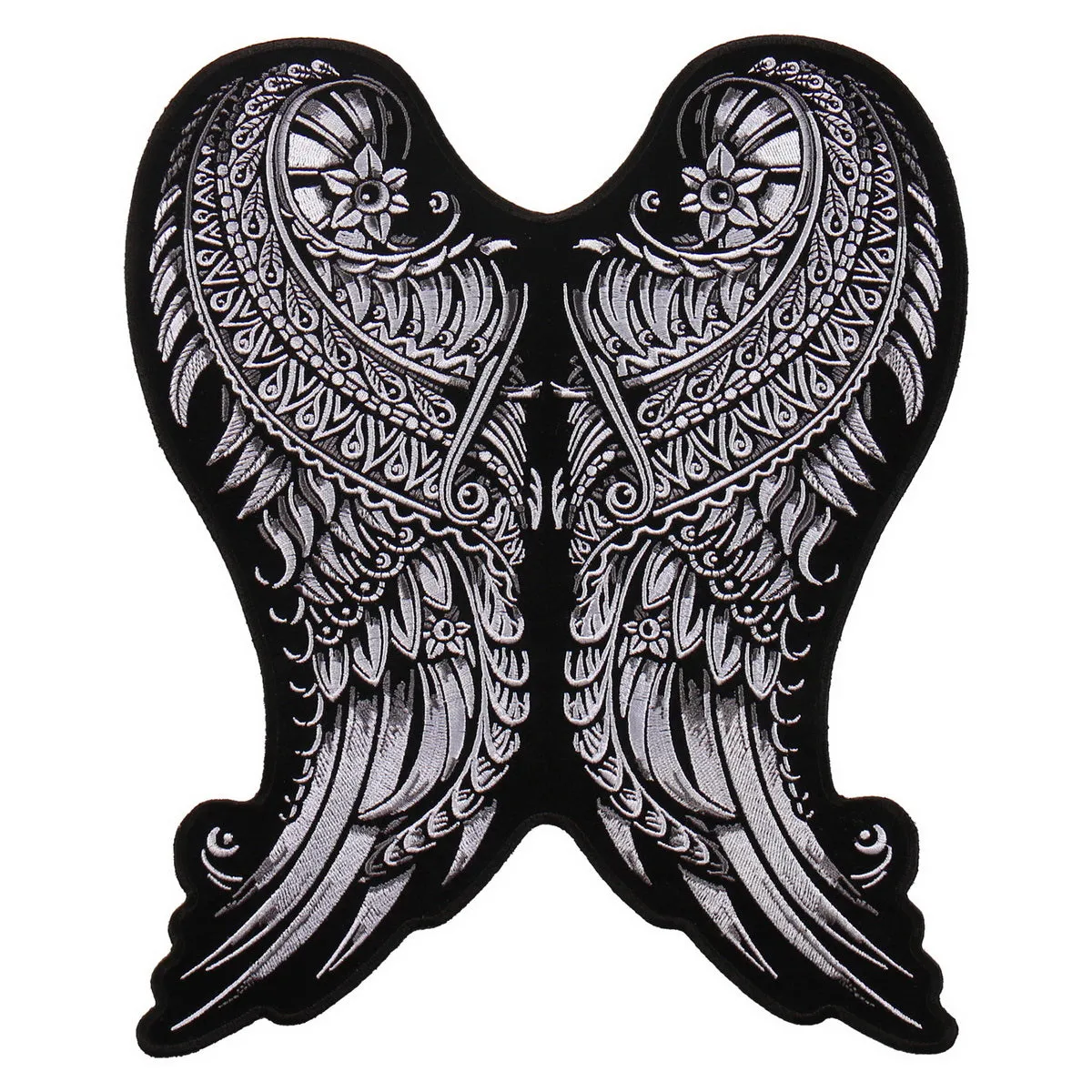 Hot Leathers PPA9187 Ornate Angel Wings 9"x10" Patch