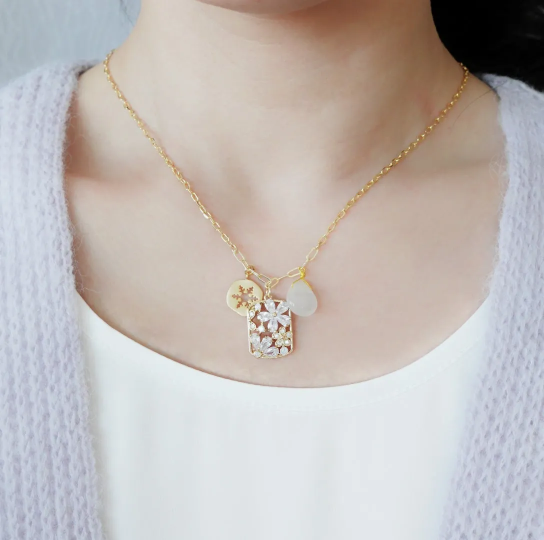 Icy Flower Necklace