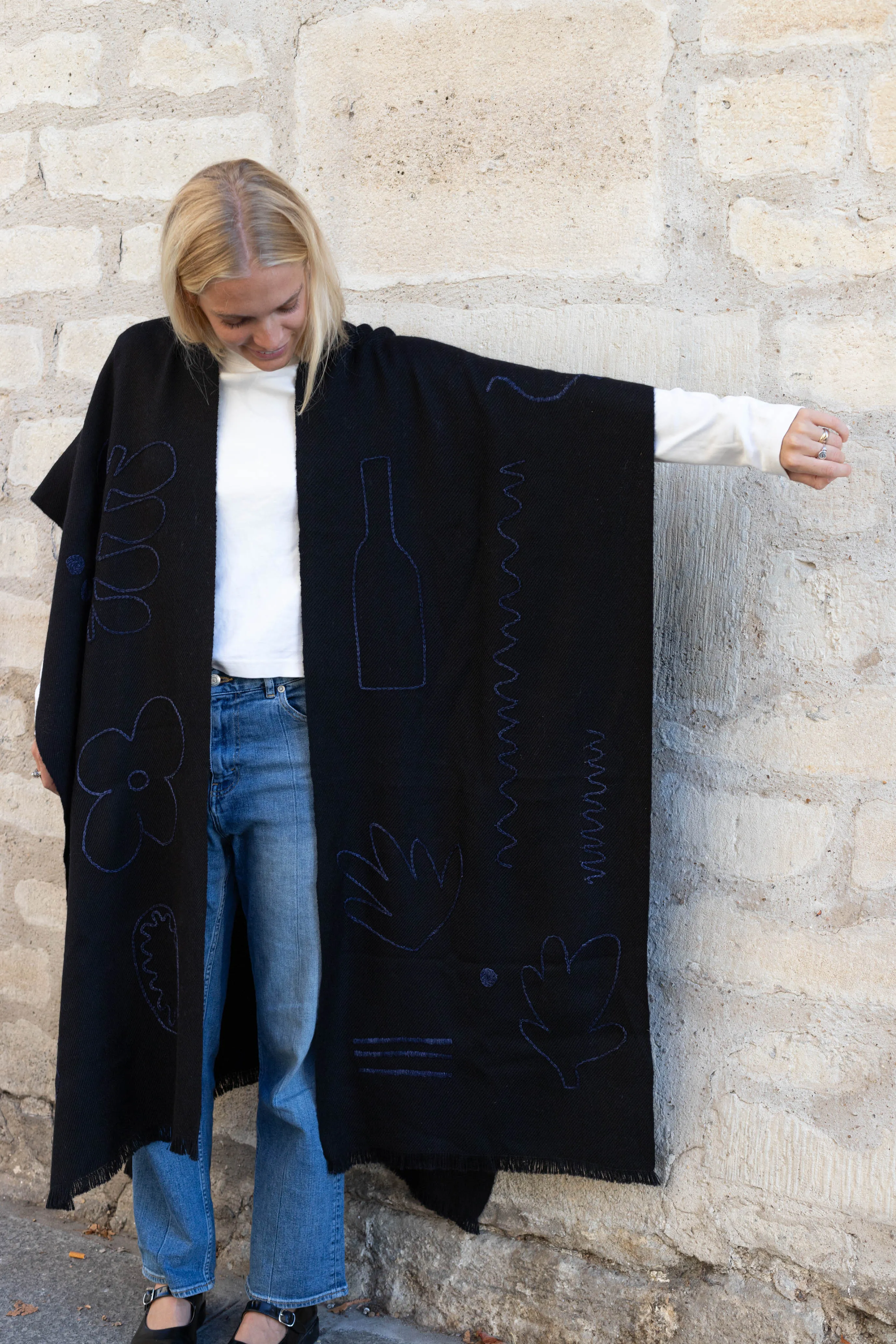 Long Kaftan Bibi La Vie, Noir