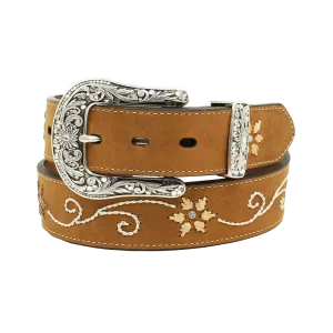 M&F Women's Nocona Rhinestone Western Belt