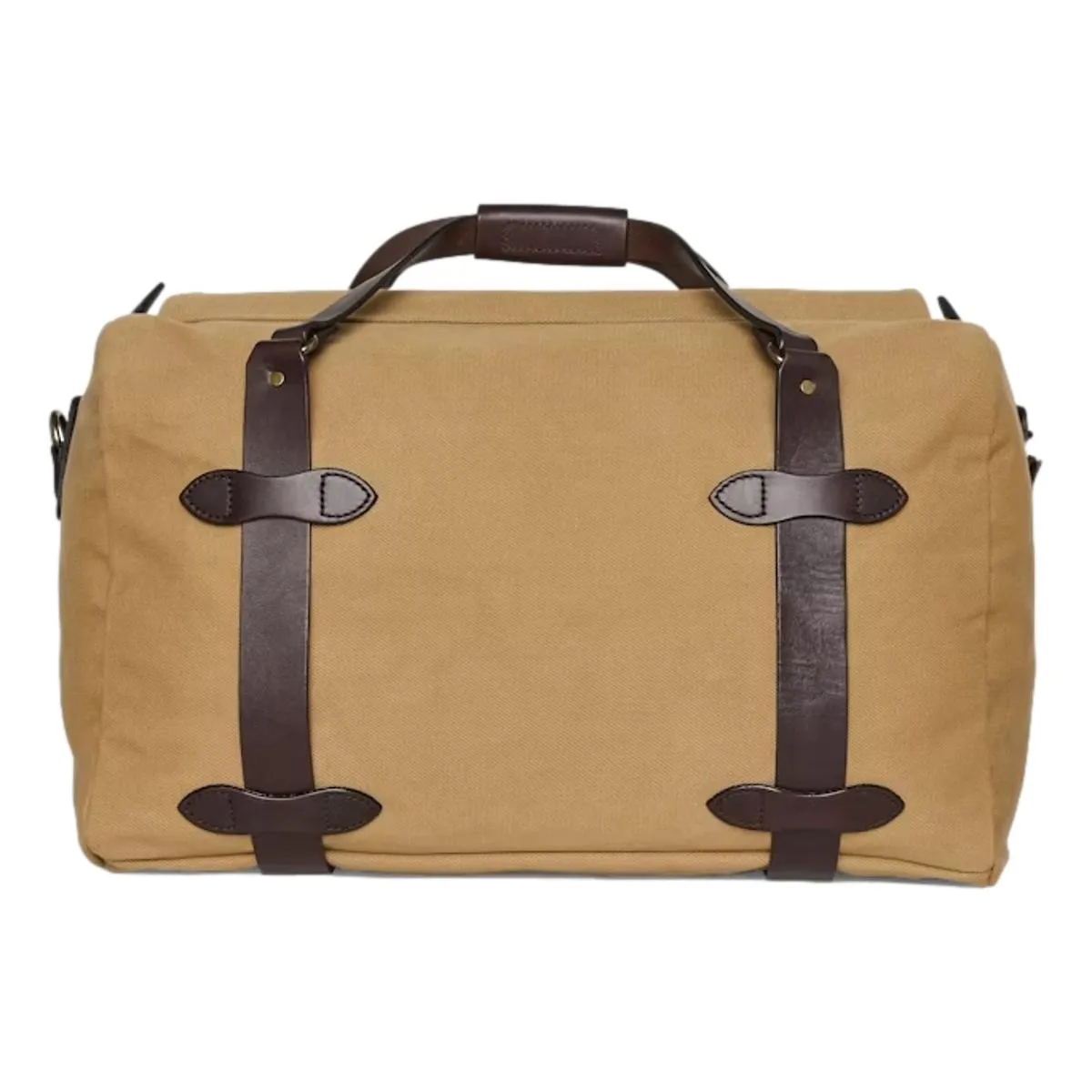 Medium Rugged Twill Duffle Bag Tan