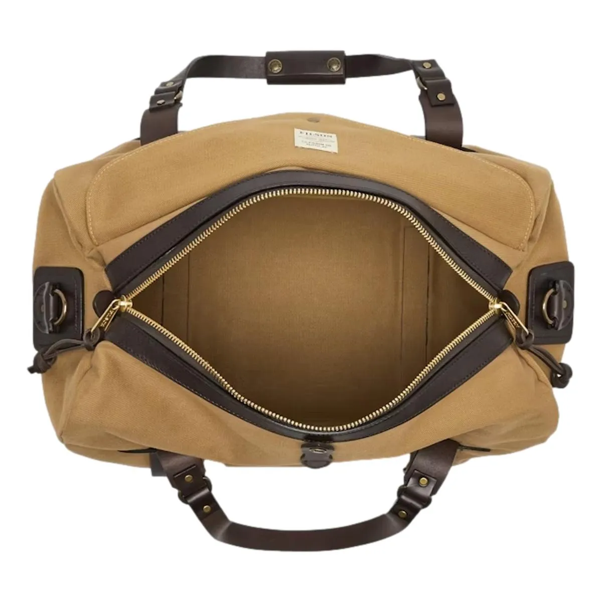 Medium Rugged Twill Duffle Bag Tan