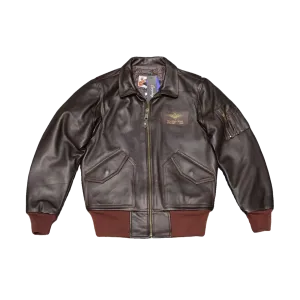 Men's MA-2 Bomber Leather Jacket