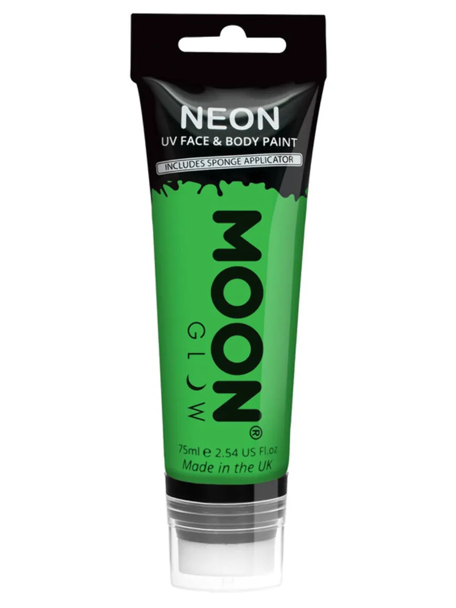 Moon Glow 75ml Neon UV Face & Body Paint Green