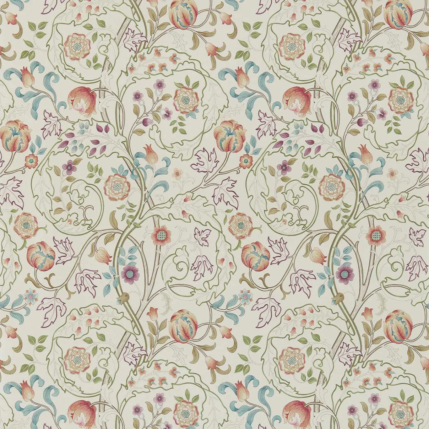 Morris & Co Mary Isobel Rose/Artichoke Wallpaper