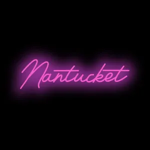 Nantucket Neon Sign Pink