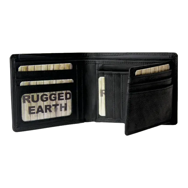 Rugged Earth Men's Bifold Leather Wallet