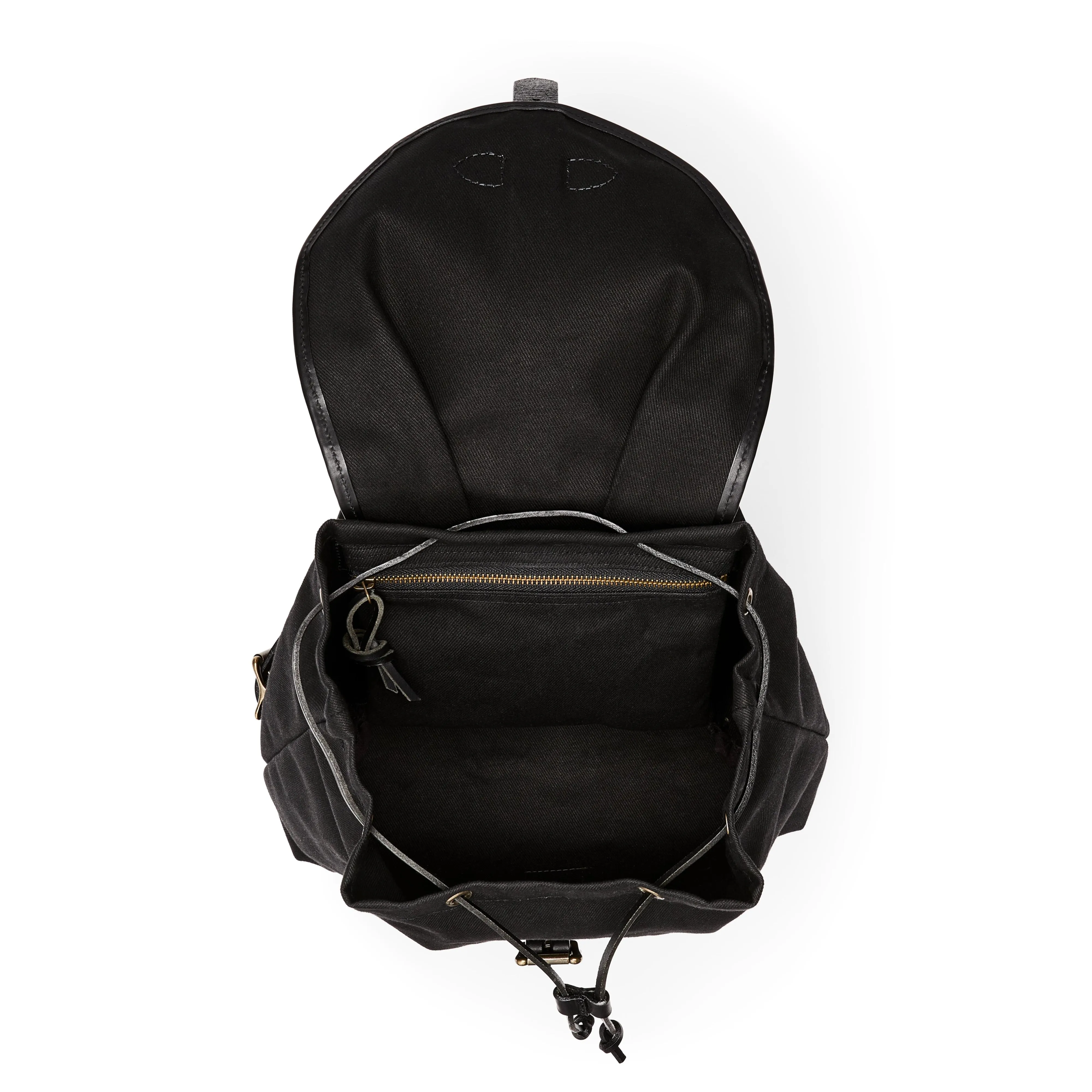 Rugged Twill Drawstring Backpack