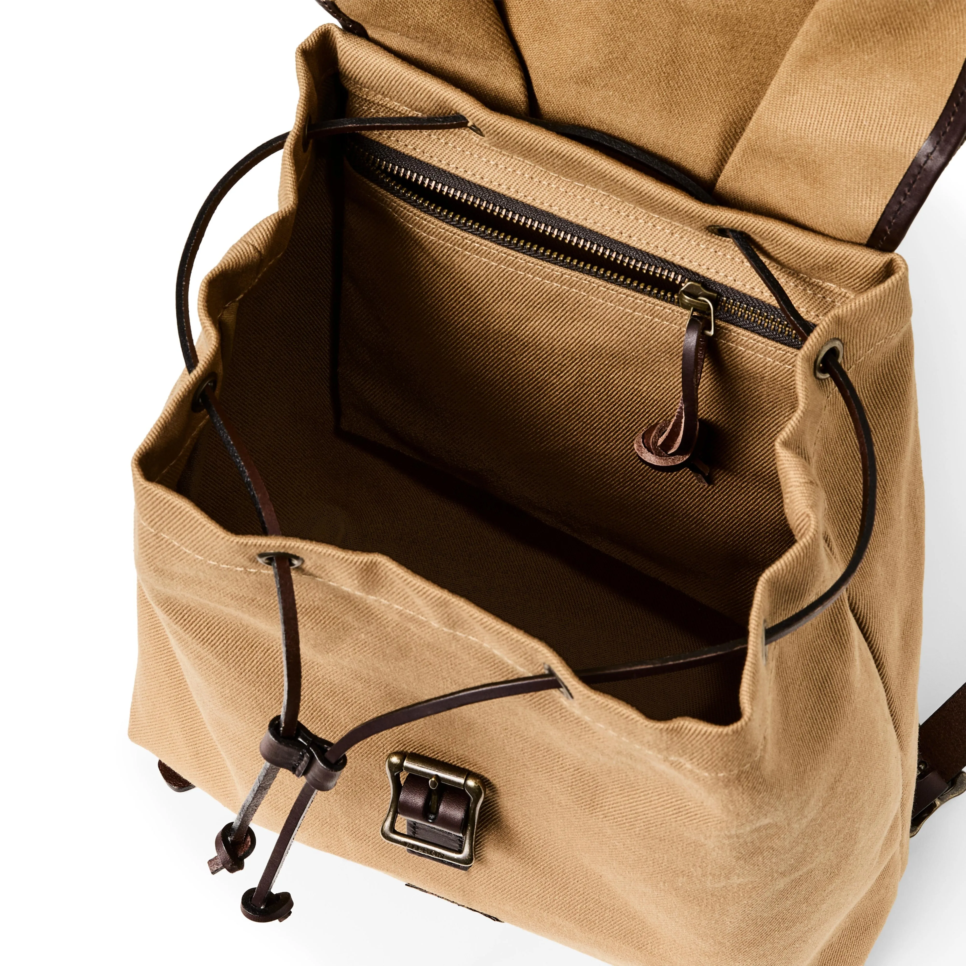 Rugged Twill Drawstring Backpack