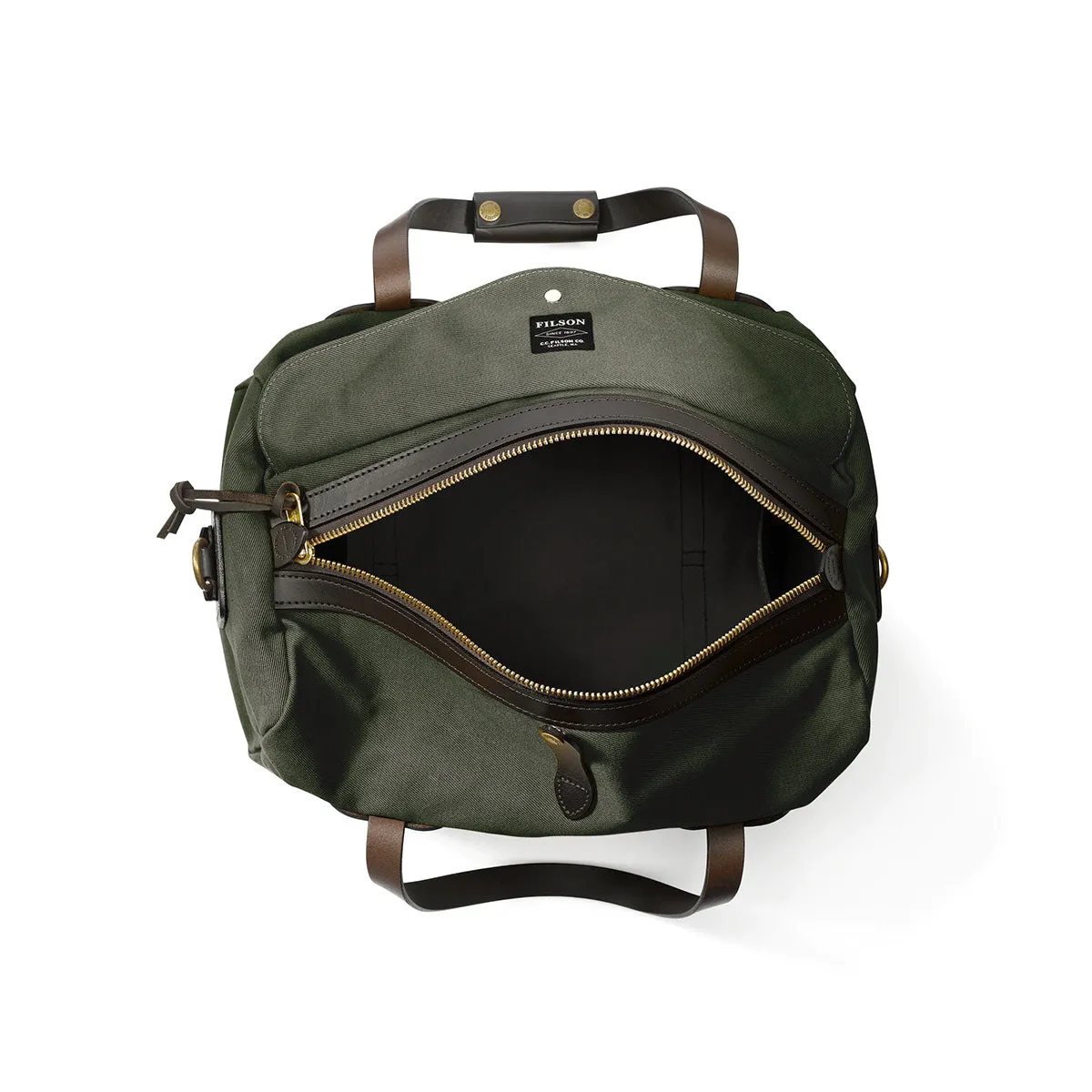 SMALL RUGGED TWILL DUFFLE BAG - OTTER GREEN