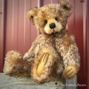 Terrance - 14" Kid Mohair artist bear by Emma's Bears - OOAK