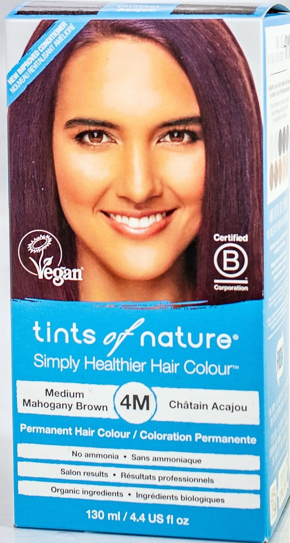 Tints of Nature Permanent Color-4M Medium Mahogany Brown 4.4 oz Liquid